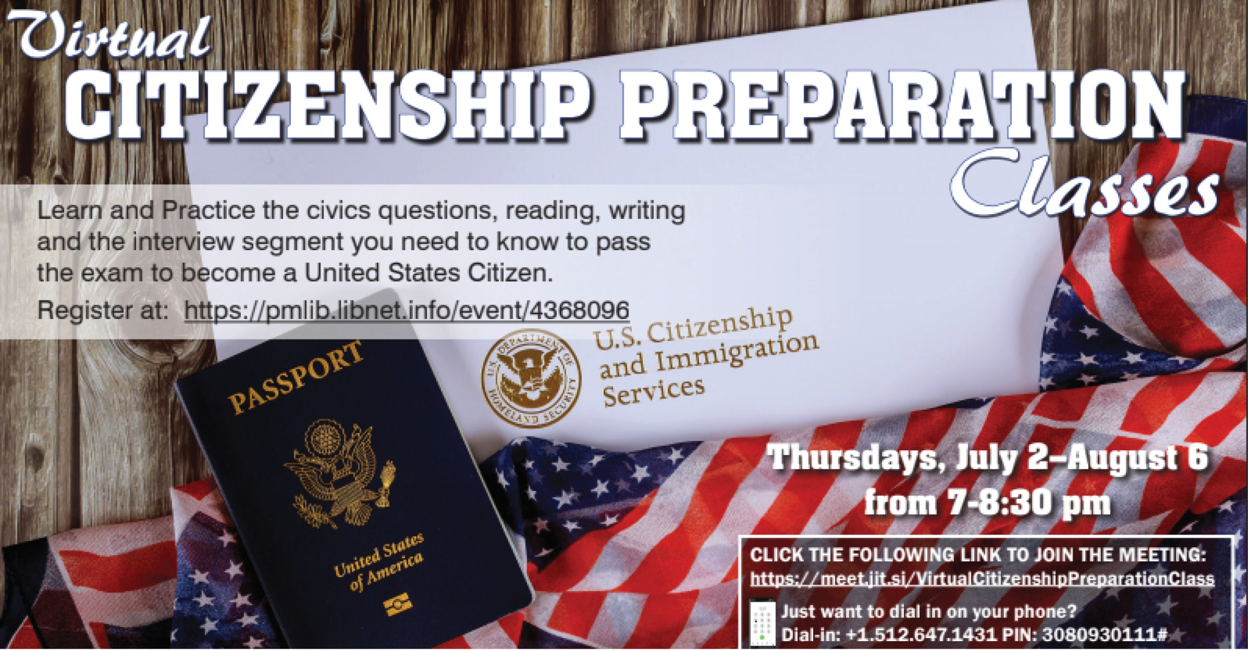 Virtual Citizenship Preparation Classes