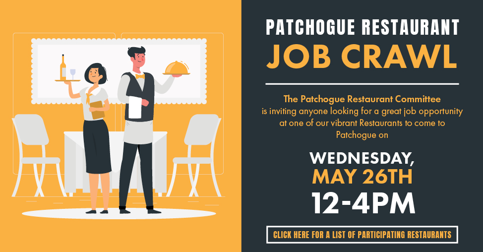 PatchogueCOC RestaurantJobCrawl FeaturedImage
