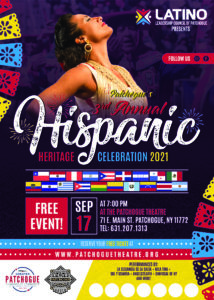 Hispanic Heritage 2021 flyer