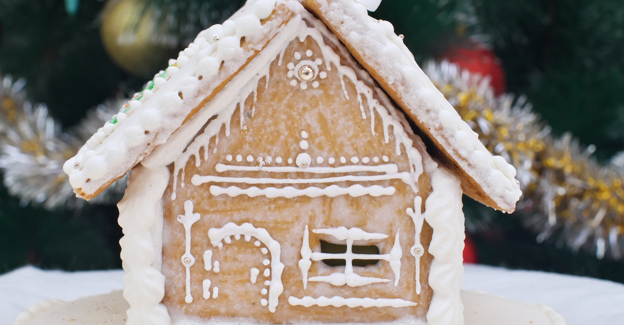 clay gingerbread house