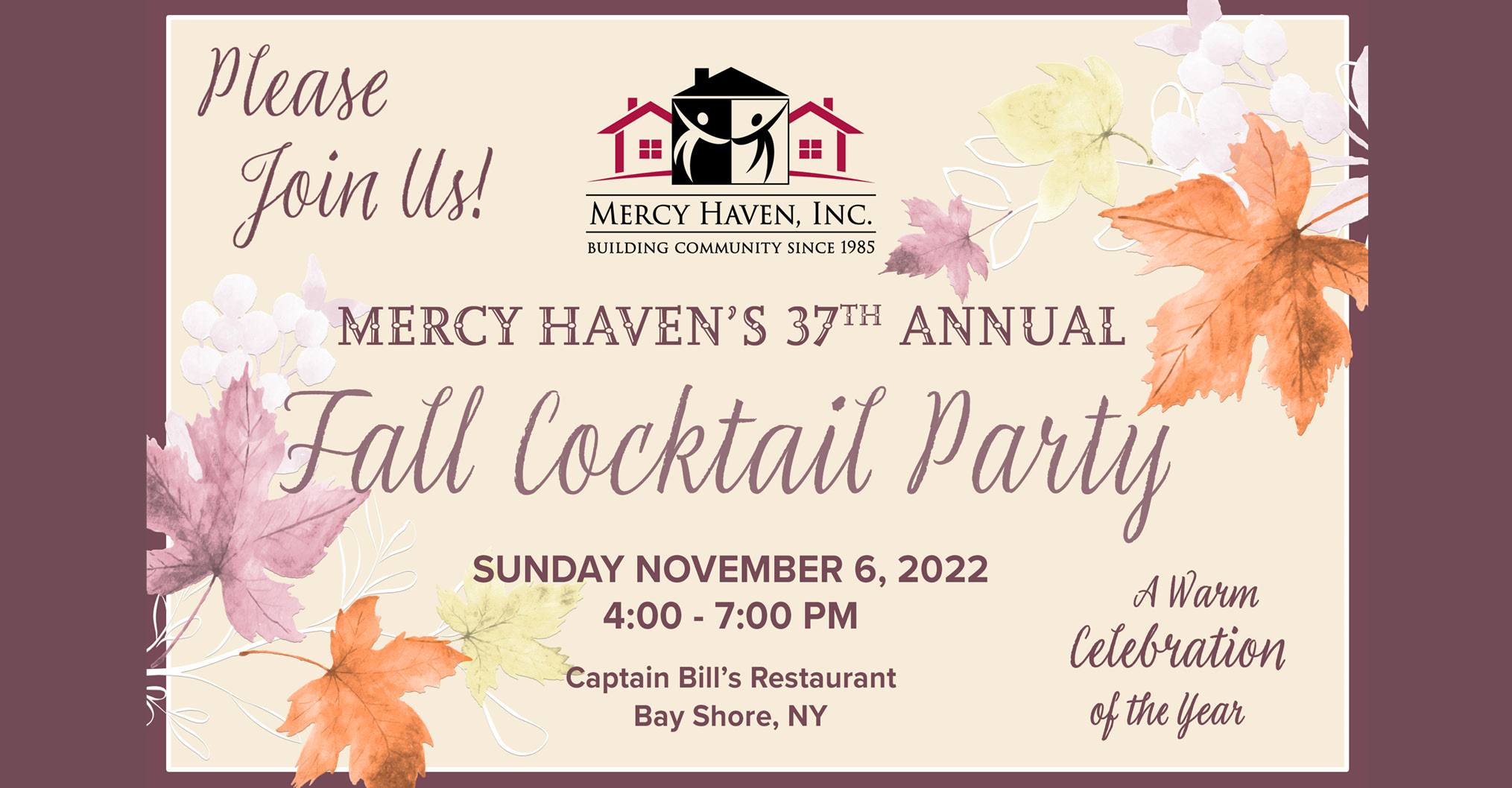 mercy haven cocktail party